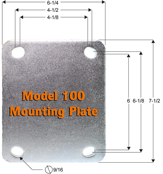 Plate Caster Model 100 Caster City